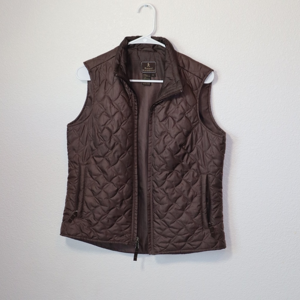 Brown Puff Vest